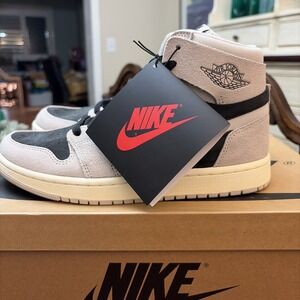 Nike Air Jordan 1 High Zoom Air CMFT 2 Light Iron Ore DV1305-001 Women's Sz 9